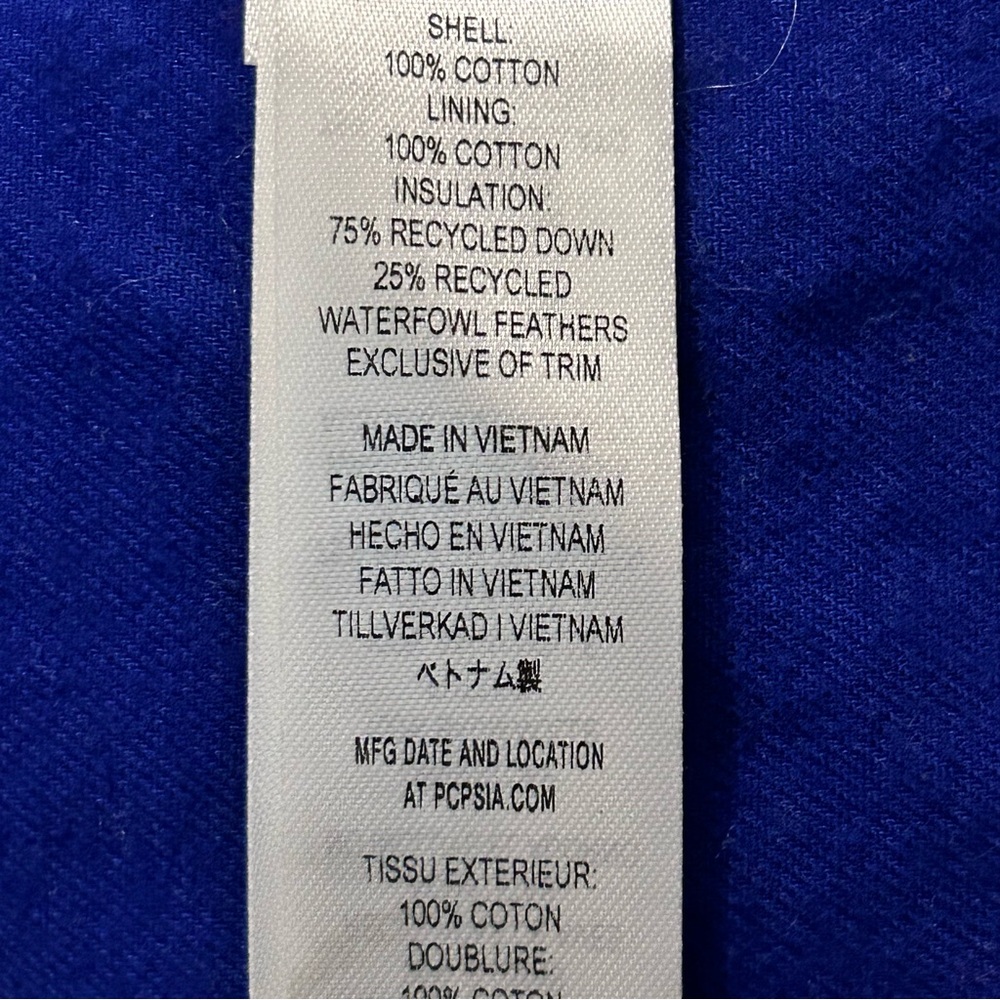 Patagonia Cotton Down Jacket hoody - Picture 8 of 8